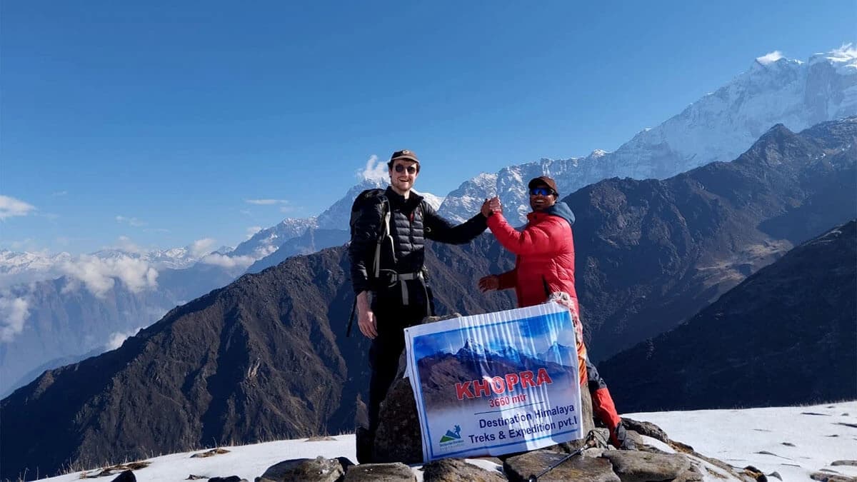 khopra ridge trekking