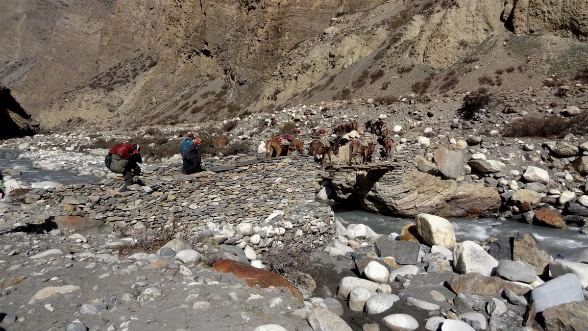 nar phu valley route