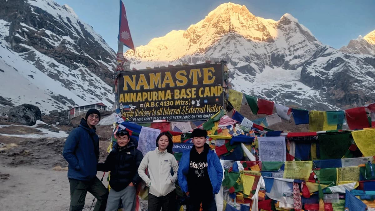 short annapurna base camp trekking