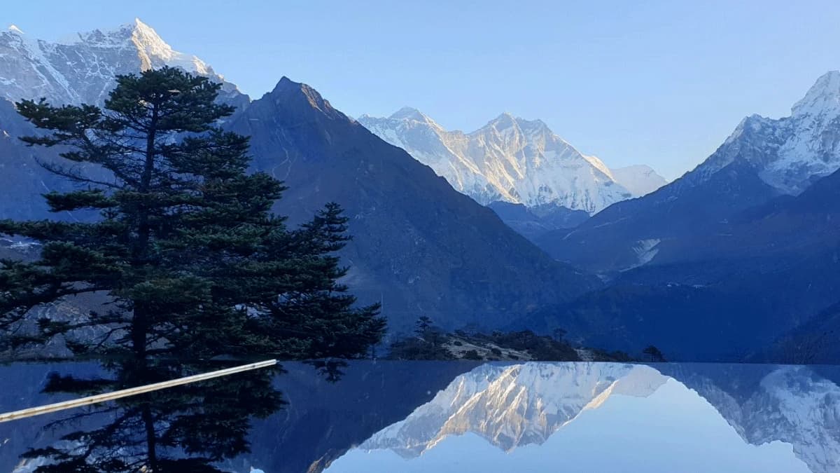 view from everest view hotel