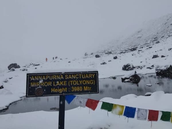 Annapurna Sanctuary Lake